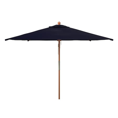 Safavieh 7.5 ft. Velop Wood Umbrella, Navy PAT8409C